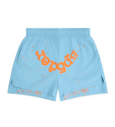 Sp5der Light Blue OG Web Double Layer Short